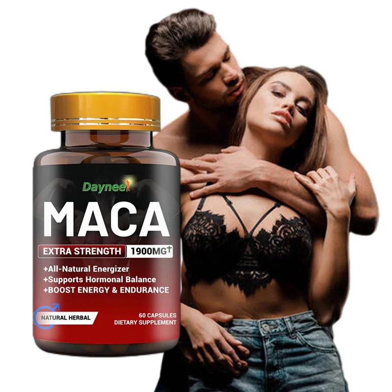 Maca Capsule for Men (1900MG) | Dietary Supplement for Man Power, Sexual Enhancement and Male Fertility